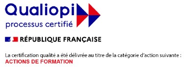 Logo Qualiopi avec mention